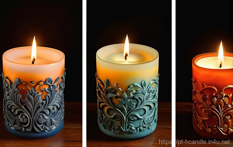 캔들 공방 인테리어 아이디어 - Here are three detailed image prompts in English, designed for an AI image generator, based on the d...